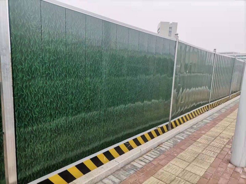 胡市镇小草彩钢围挡
